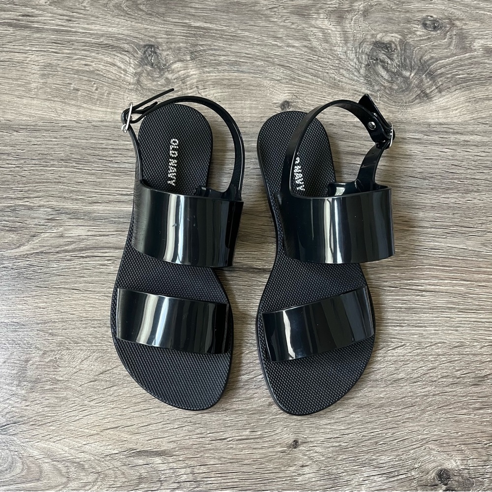Old Navy Black Sandals.